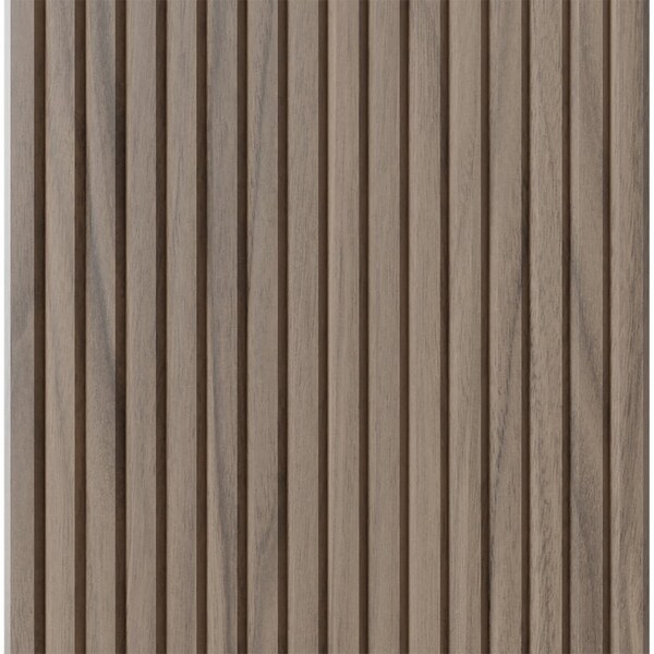 Designs Of Distinction 3/4" Tall Bevel Slat Tambour - Walnut (12"W x 96"L) 011296202WL1 - main